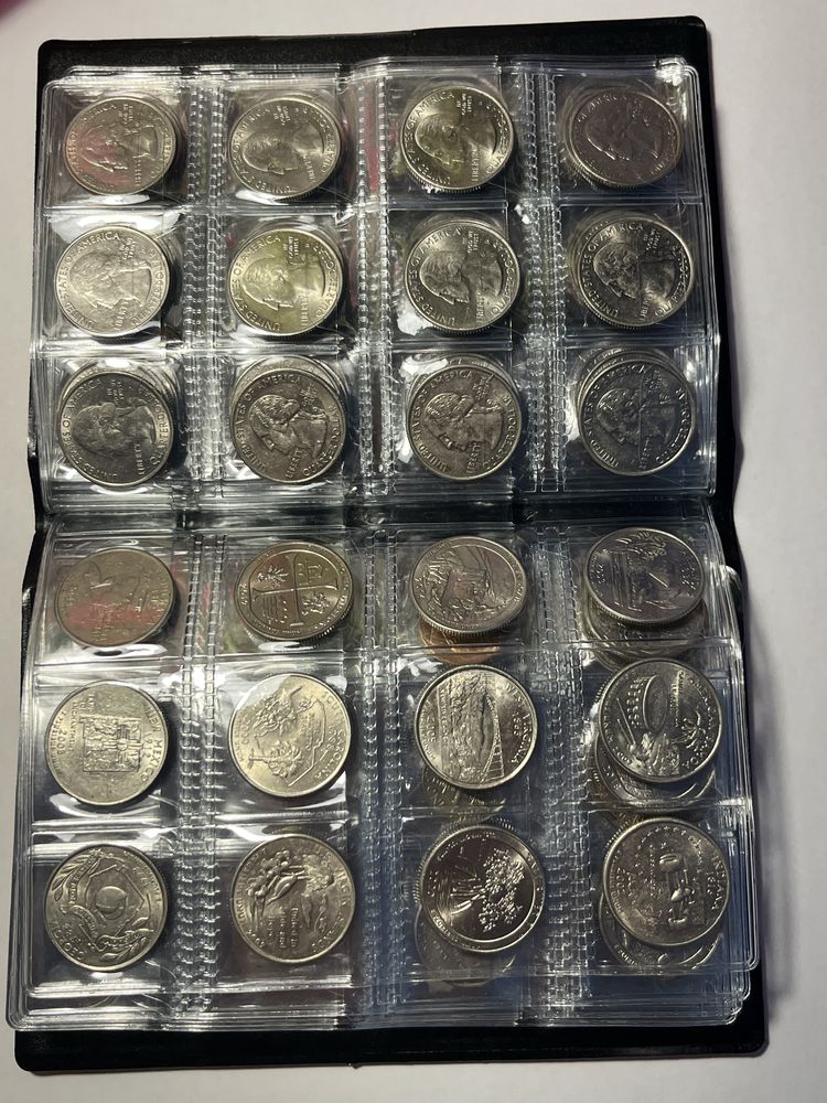 Колекція монет США 25 центів