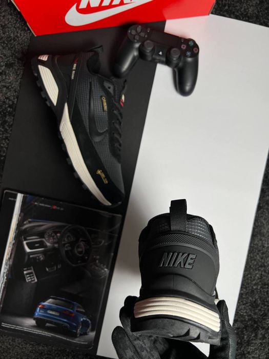 Чоловічі кросівки найк гортекс з хутром Nike Rivah Fur Grey Black
