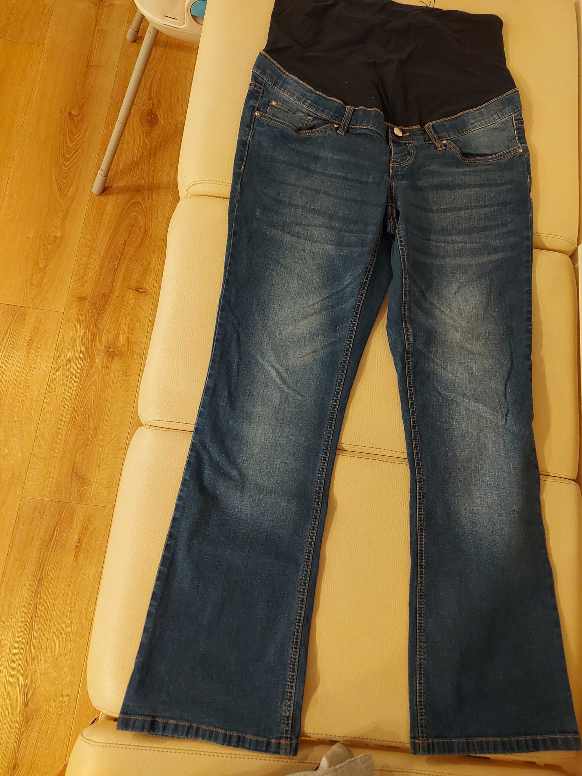 Spodnie jeansowe ciążowe r 40