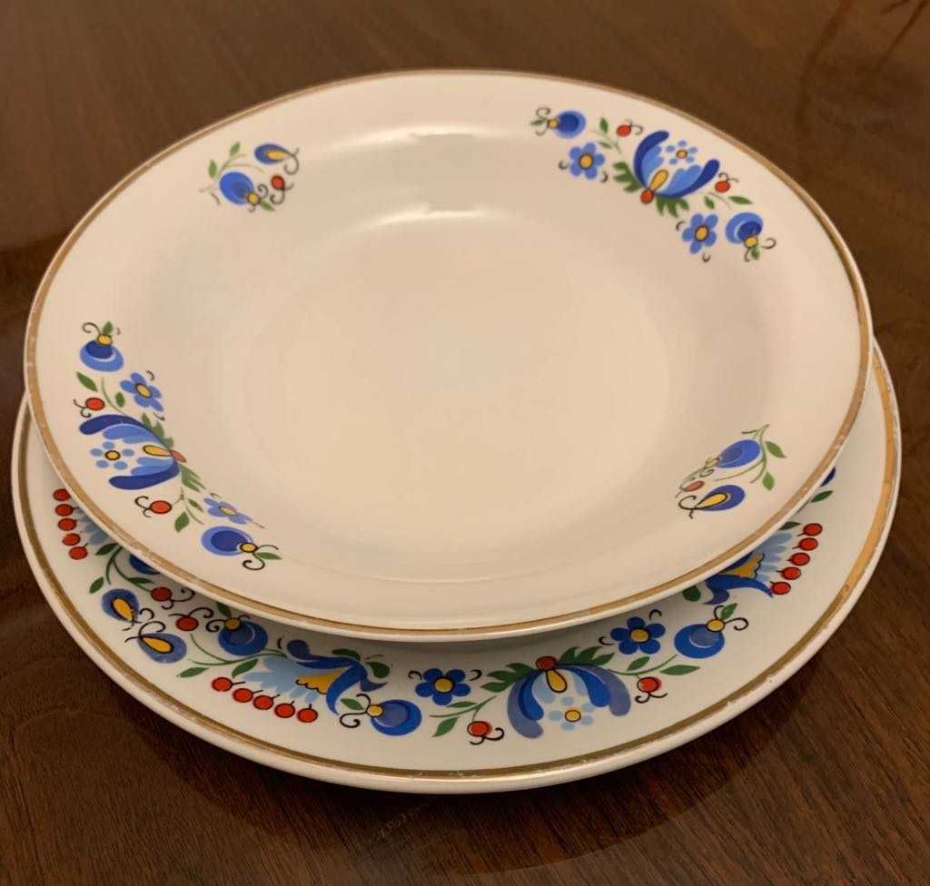 porcelanowe talerze Lubliana, Chodzierz, folklor kaszubski - ostatnie