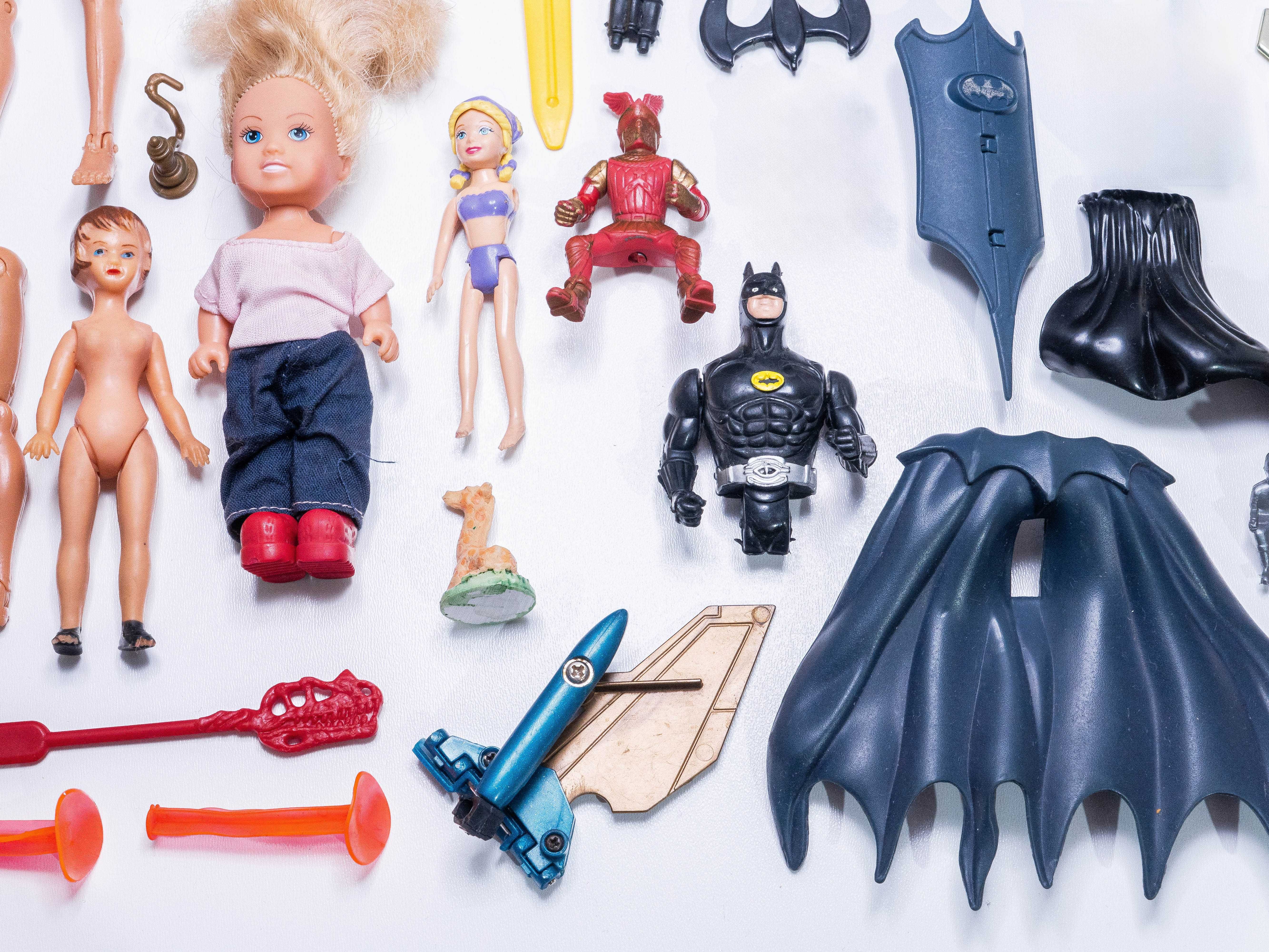 Zestaw zabawek i akcesoriów Transformers Barbie Action Man Ken Batman