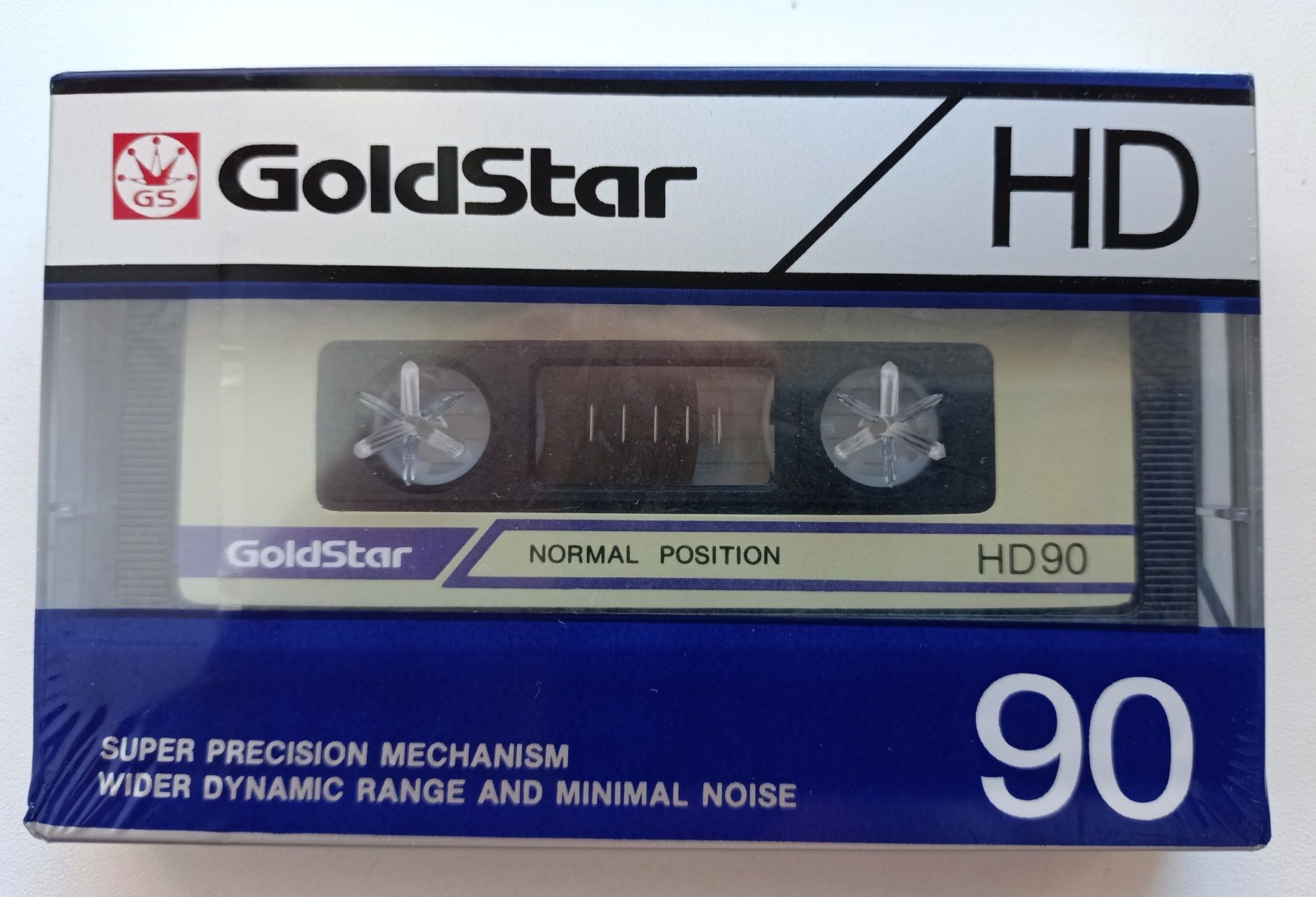 GOLD STAR HD 90 Аудио кассета из 80х Запечатанная в идеале