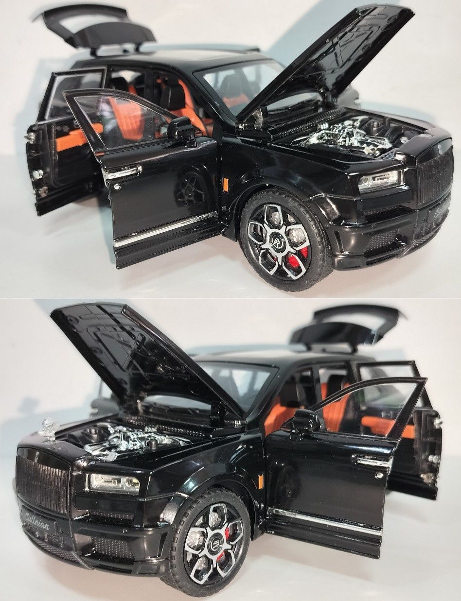 Rolls-Royce CULLINAN модель 1:24 CHE ZHI Метал Звук Свет