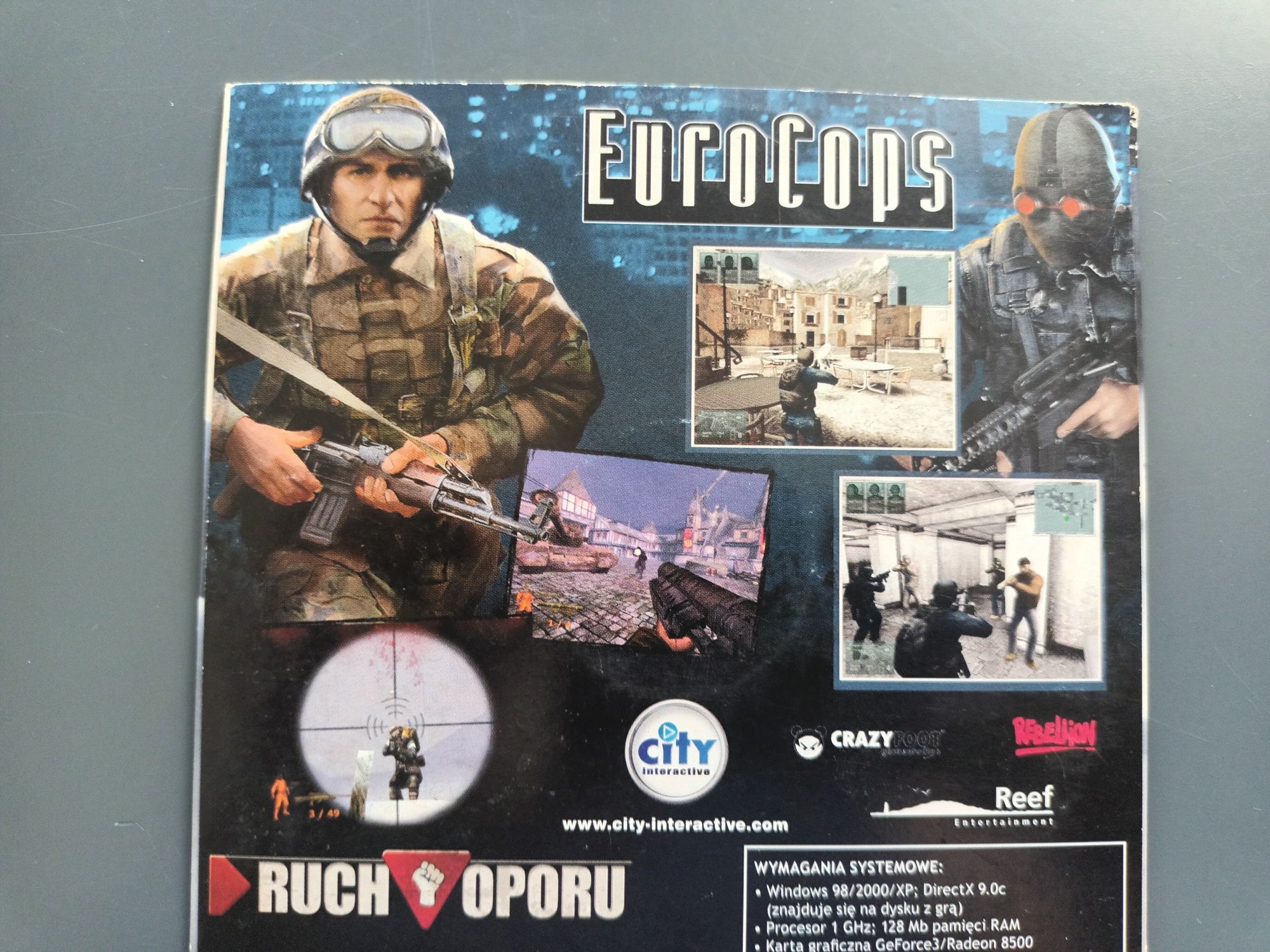 Gra PC # Euro Cops, Ruch Oporu.