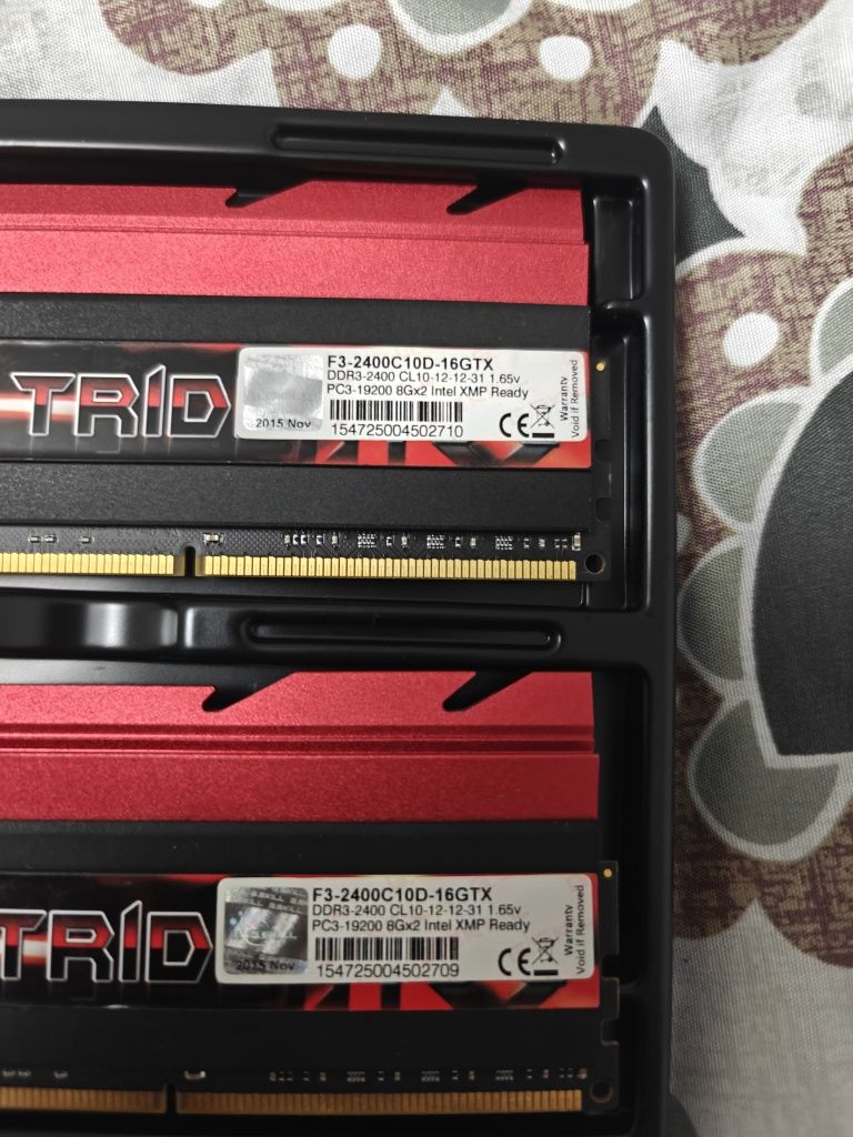 RAM g skill trident x ddr3 2400