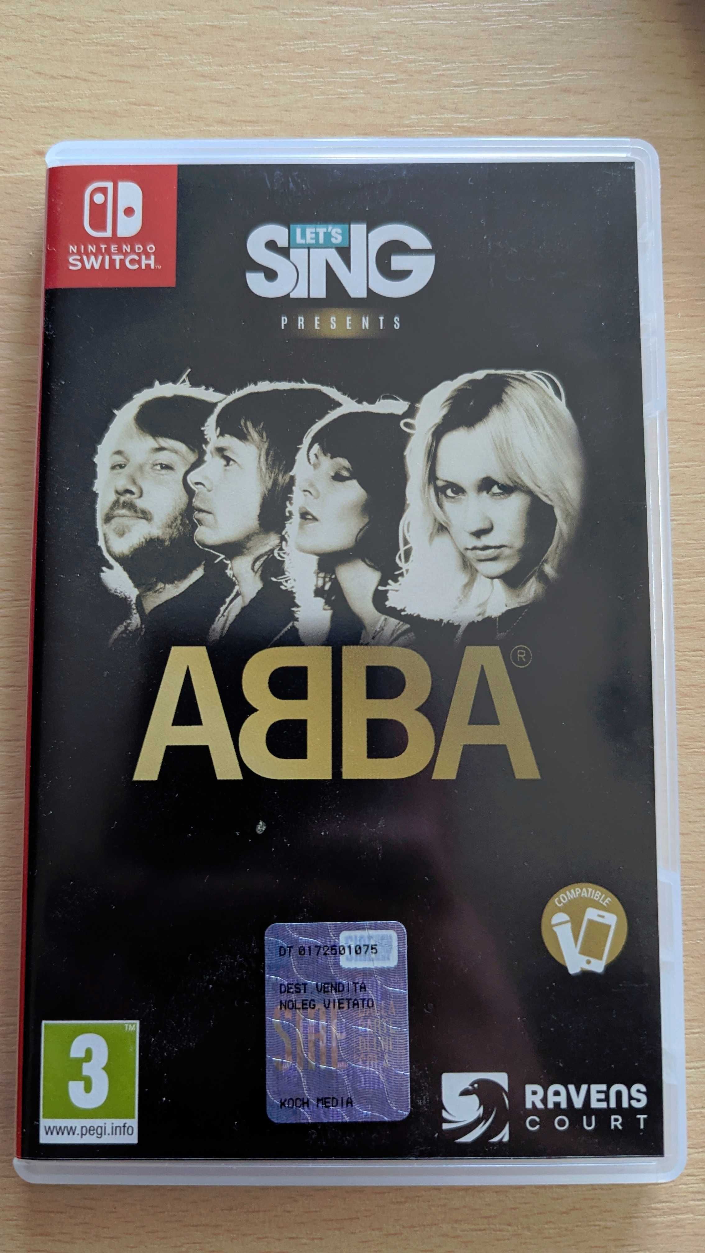 Lets Sing ABBA + dwa mikrofony Switch