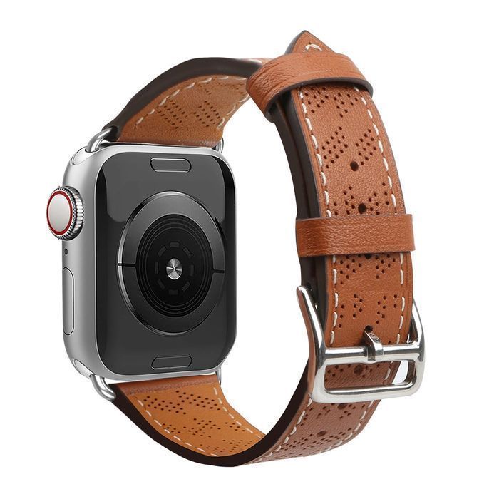 Strap Leather skórzany pasek Apple Watch (41, 40, 38 mm) brązowy