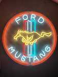 LED Neon Ford Mustang 45x45