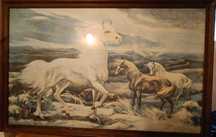 Obraz konie duży 105x68cm