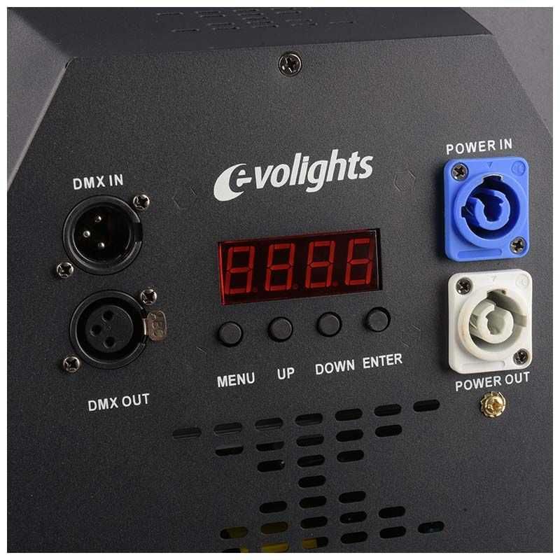 EVOLIGHTS LUMENO oświetlenie sceniczne reflektor ciepły biały + RGB
