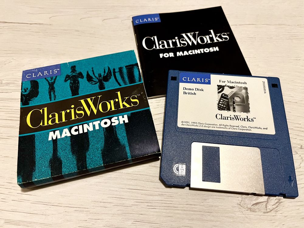 ClarisWorks for Macintosh (demo disk)