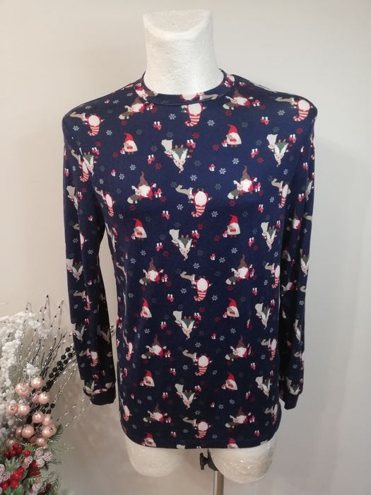 Nowa góra piżamy męskiej roz S świąteczna