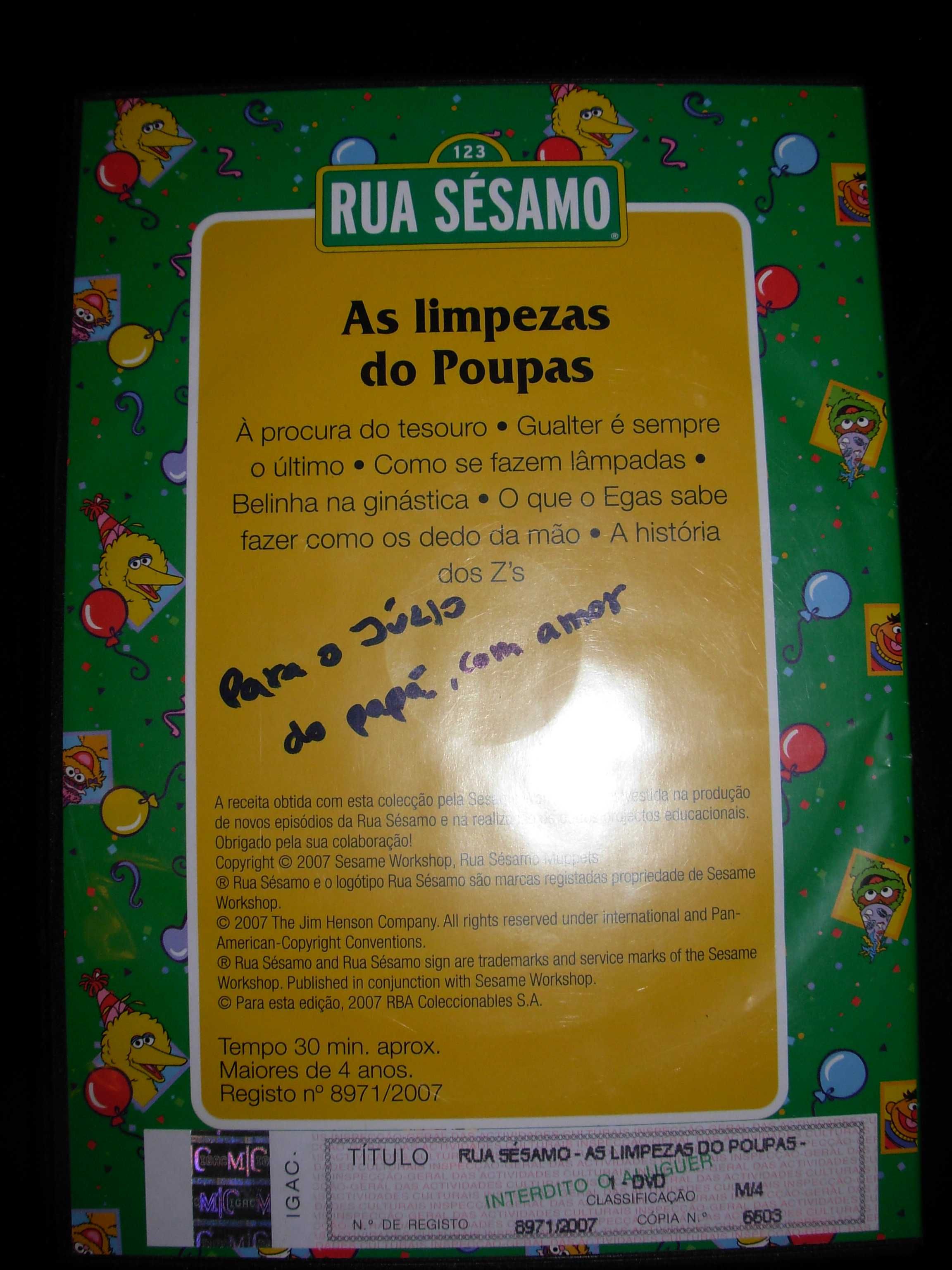 DVD As aventuras de TOM SAYER 1 + Rua Sésamo - As limpezas do poupas