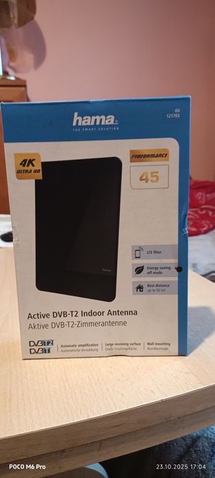 Antena pokojowa DVB-T2