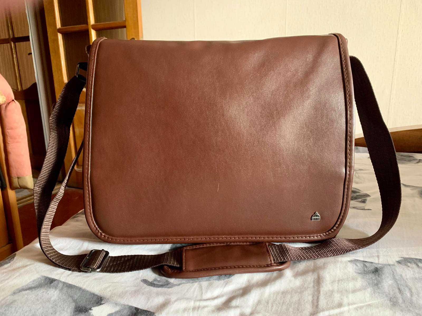 Фирменная кожаная сумка, дипломат, кейс, портфель, лэптоп