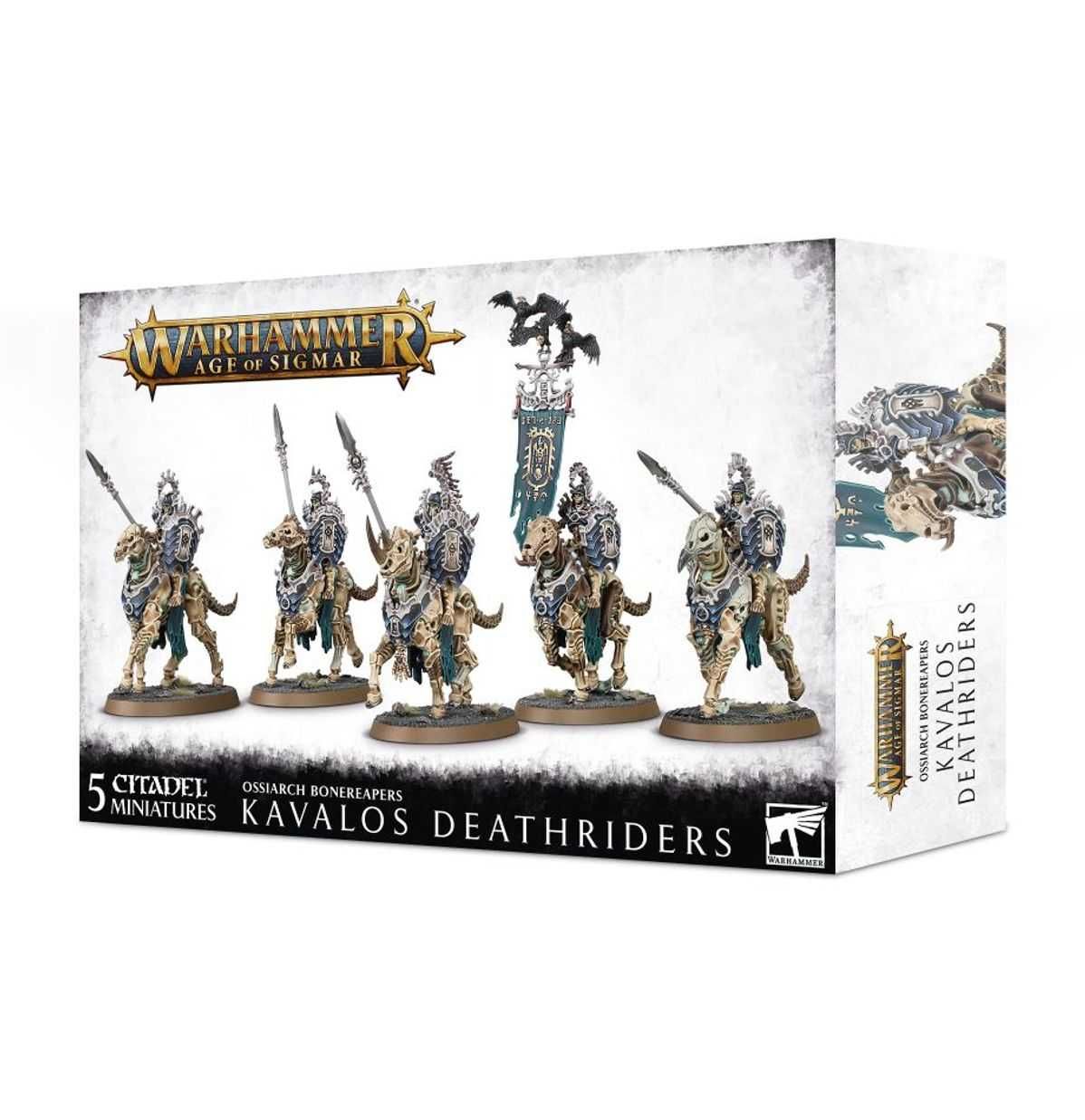 Warhammer Age of Sigmar Ossiarch Bonereapers Kavalos Deathriders