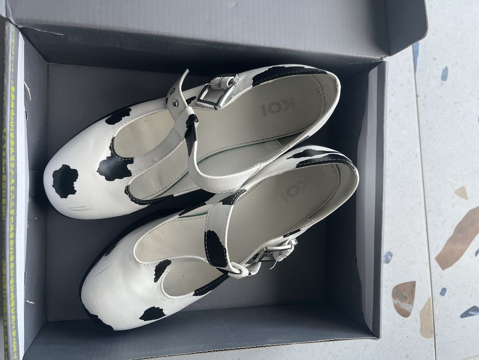 Koi footwear mary jane cow krowa 38