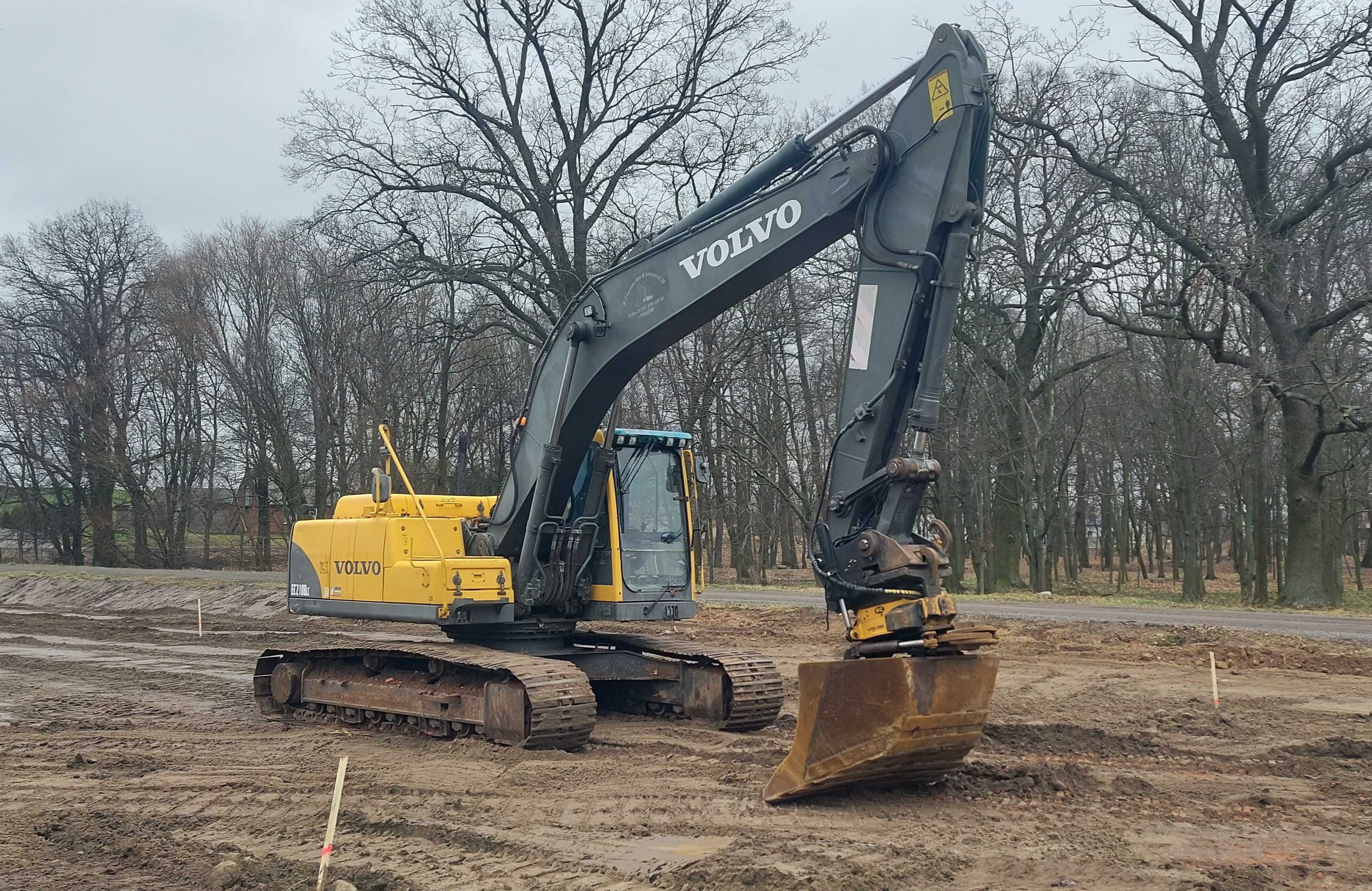 VOLVO EC210B LC Oryginał Rototilt ENGCON GPS 2D Centralne Smarowanie