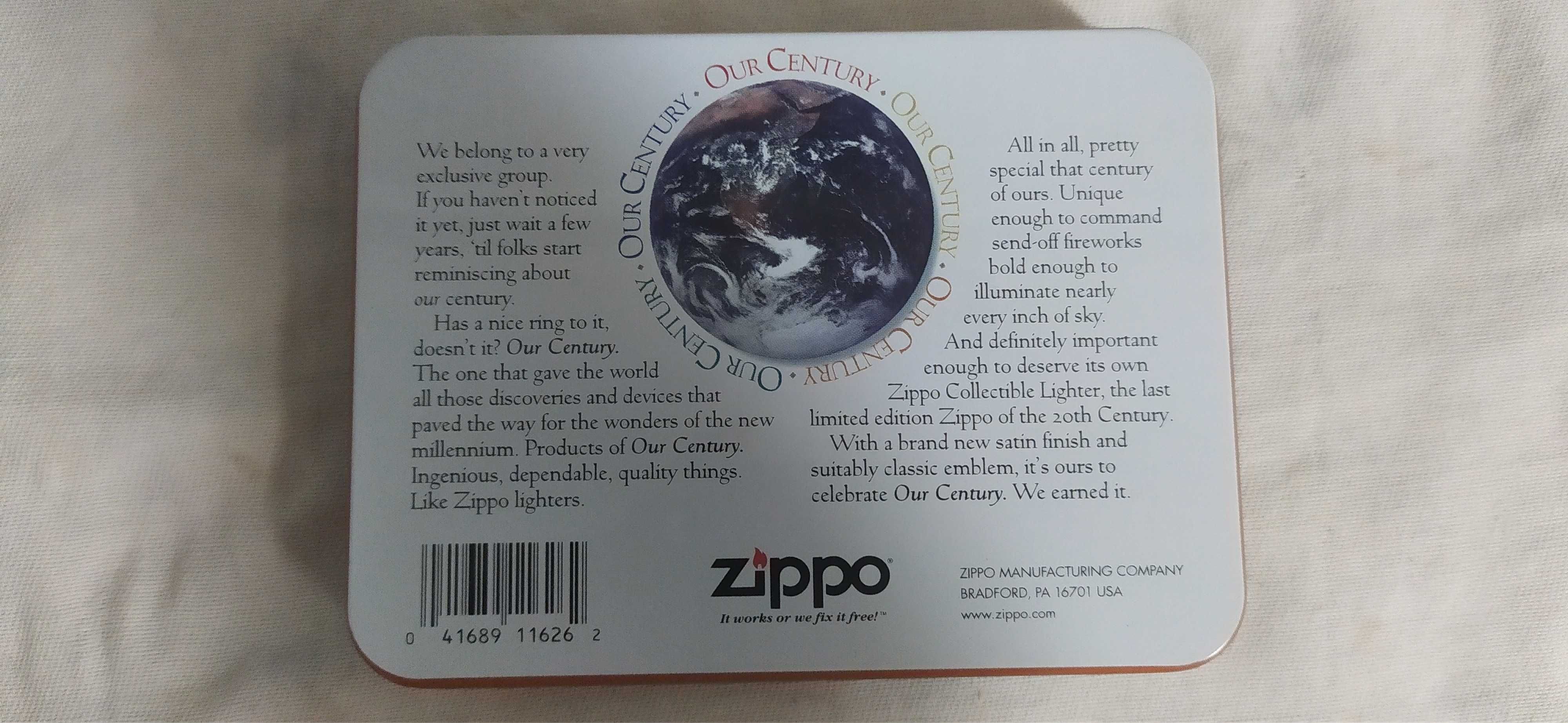Zippo centenário