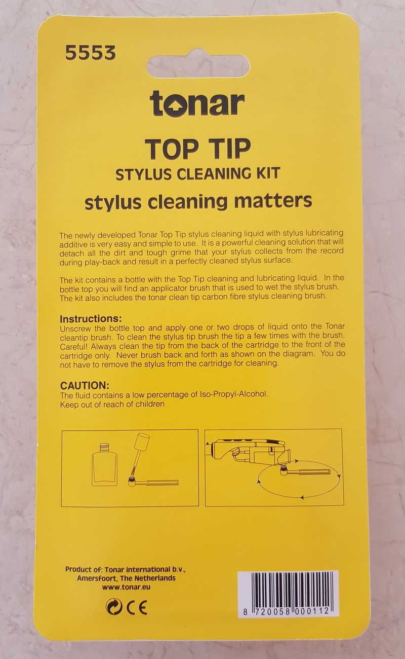 Комплект для чистки голки картриджа програвача вінілу Tonar Top Tip