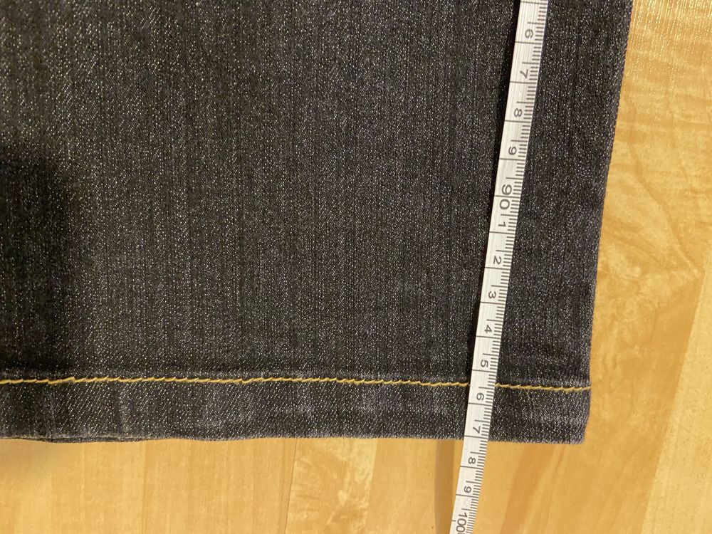 Damskie 52 6XL spodnie damskie jeasny dżinsy pas guma czarne