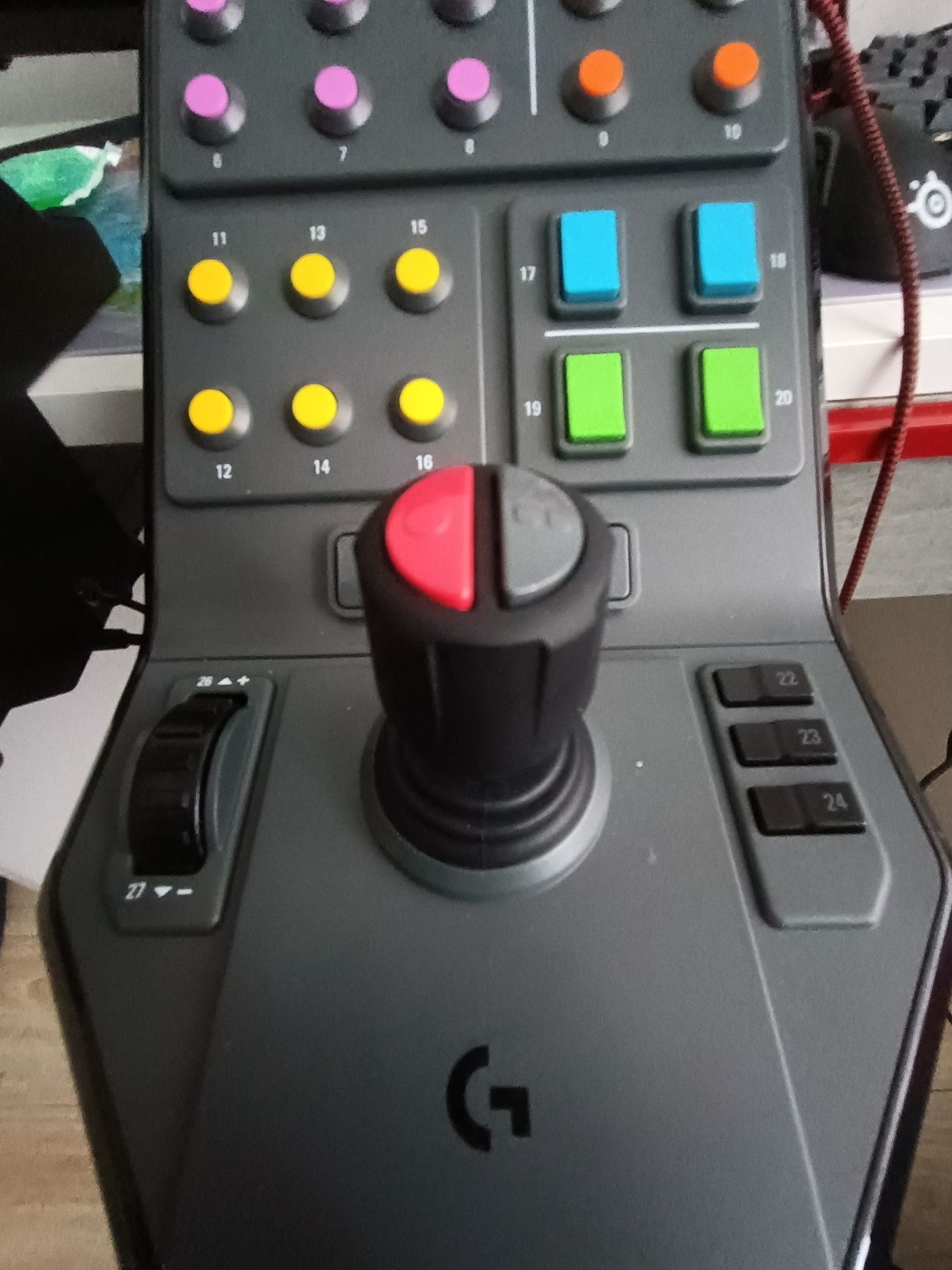 Kierownica Logitech saitek farm SIM controller (pc)