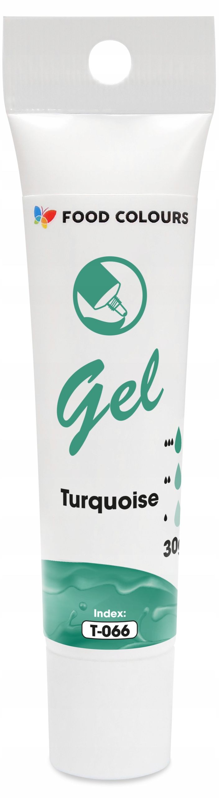 Barwnik Spożywczy W Żelu T-066 Turquoise Turkusowy 30G
