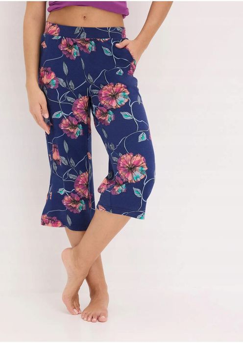 B.P.C spodnie z nadrukiem kolorowym dżersejowe r.36/38