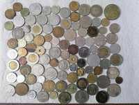 монети, банкноти, фунти, євро країн Європи