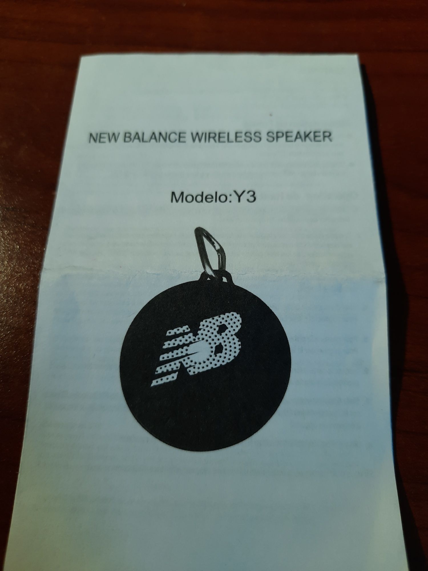 New Balance wireless speaker Y3