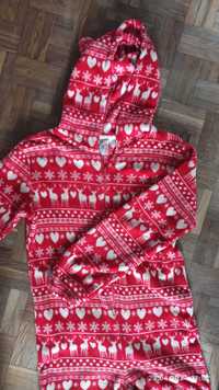 piżama pajac dla dorosłych, świąteczna