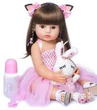 Лялька reborn реборн кукла велика 55см мягенька реалістична