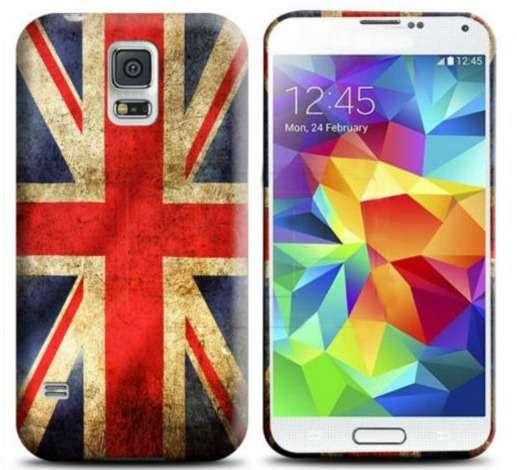 RU39 Capa Trendy British UK para Samsung Galaxy S5 Mini G800 Novo