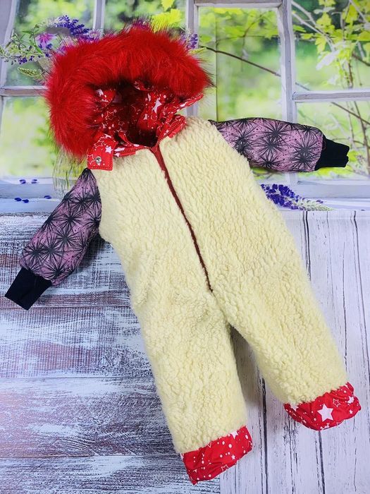 Дитячий зимовий суцільний комбінезон