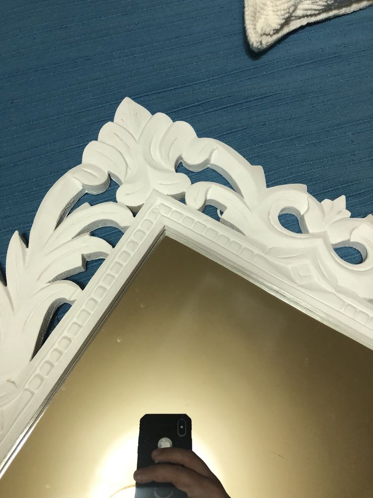 Espelho Mandala Branco