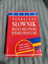 Słownik francusko-polski polsko-francuski z rozmówkami Delta