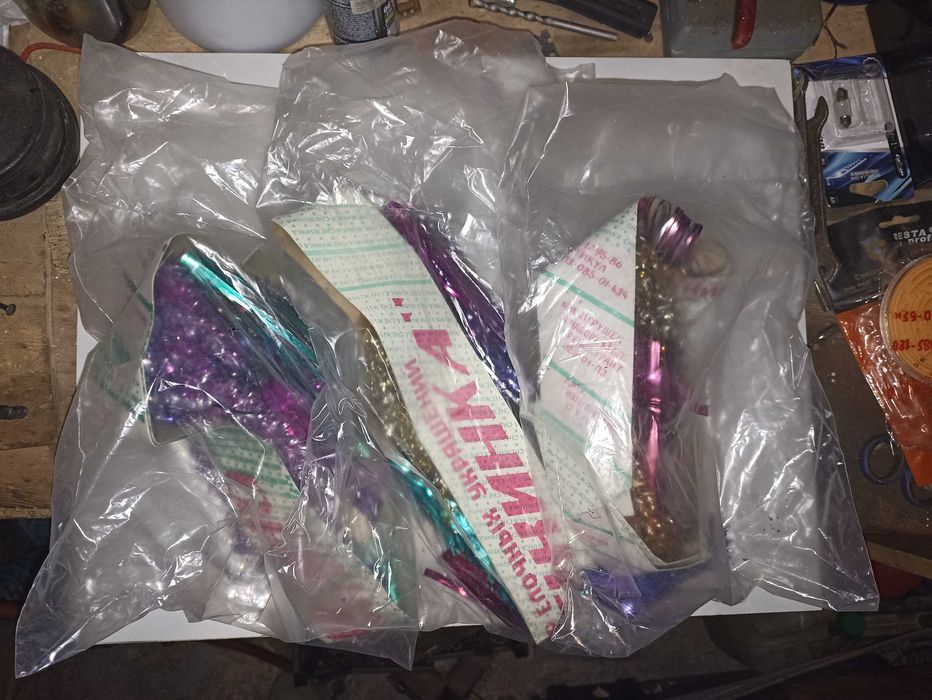 Набір ялинкових прикрас "Сніжинка" ссср