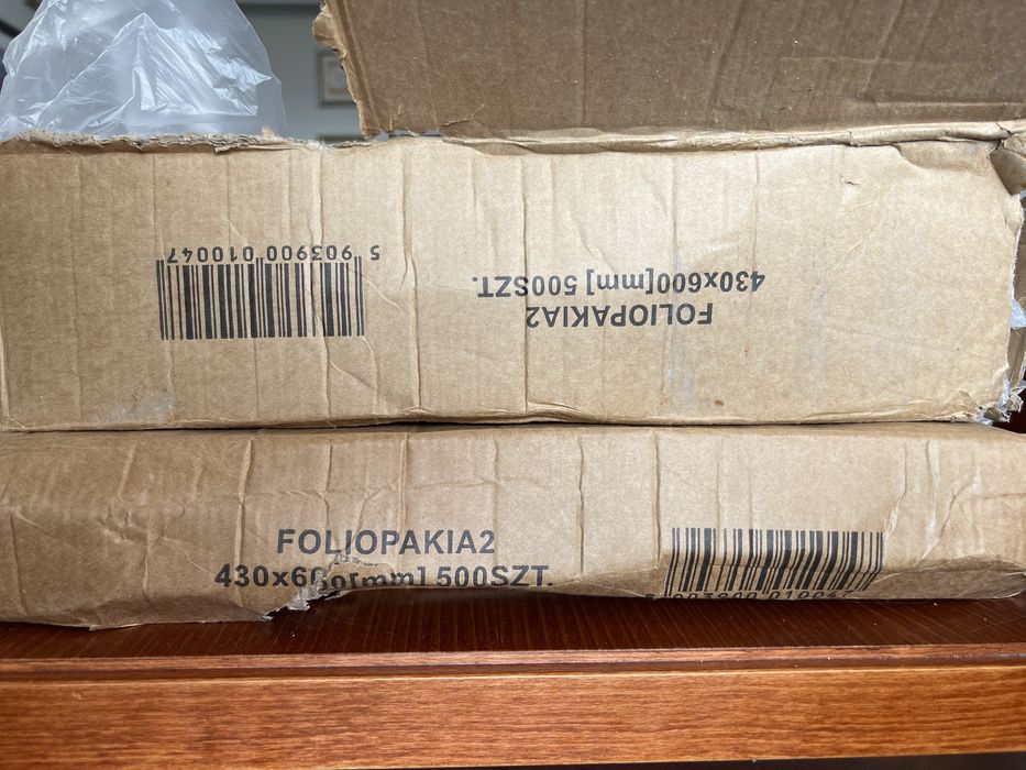 Foliopaki 3 rozmiary