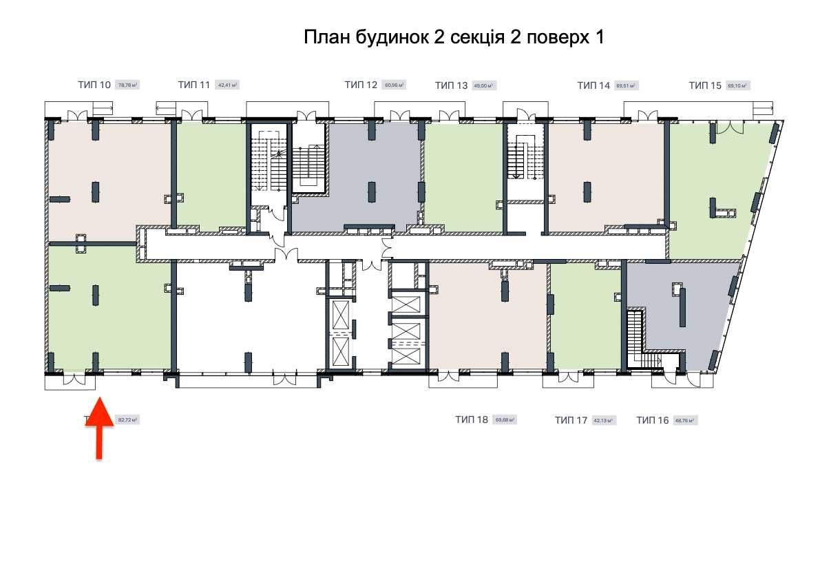 Продається приміщення в ЖК Метрополіс готове 83м2