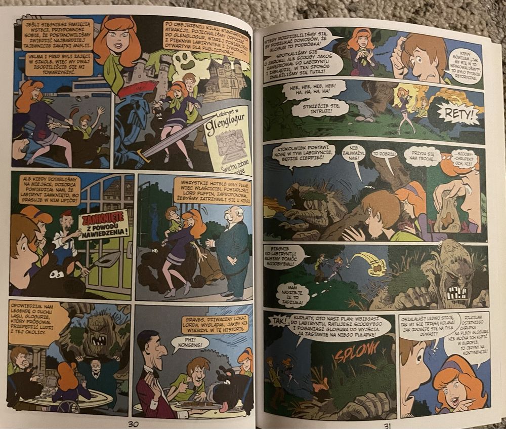 Scooby Doo książka + komiks