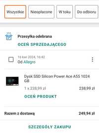 Dysk SSD Silicon Power ACE A55 1TB 2,5" SATA III