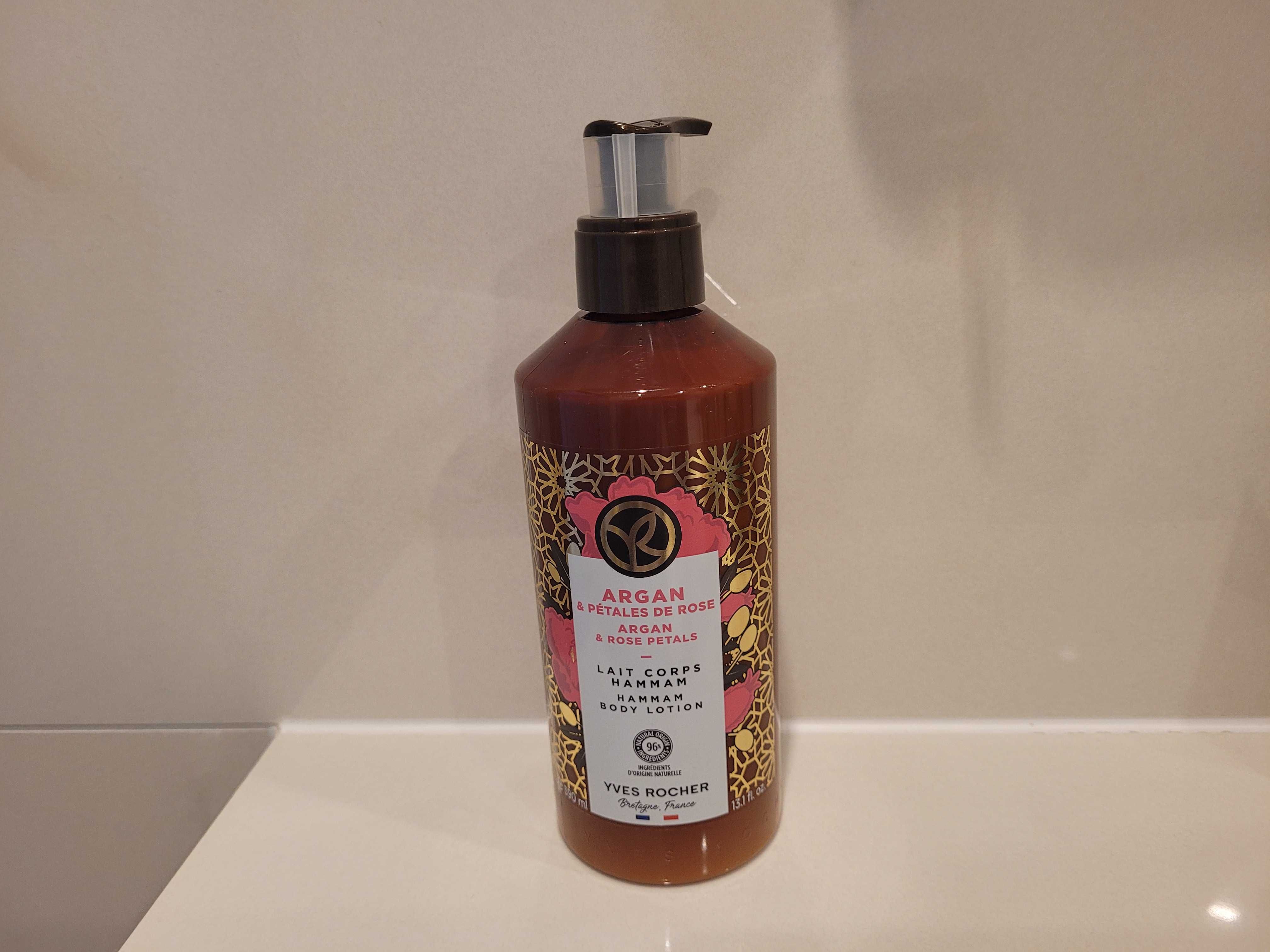Mleczko do ciała - olejek arganowy i płatki róż 390 ml - Yves Rocher