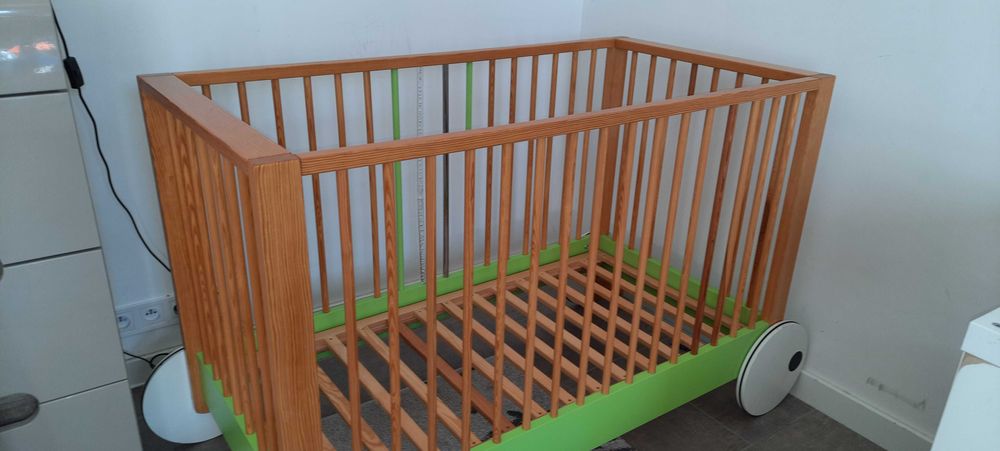 Łóżeczko dziecięce 60x120 mamama materac gratis