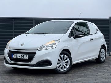 Peugeot 208 VAN 2017/18r 1.6 HDI KLIMA Stan Wzorowy BEZWYPADKOWY VAT-1