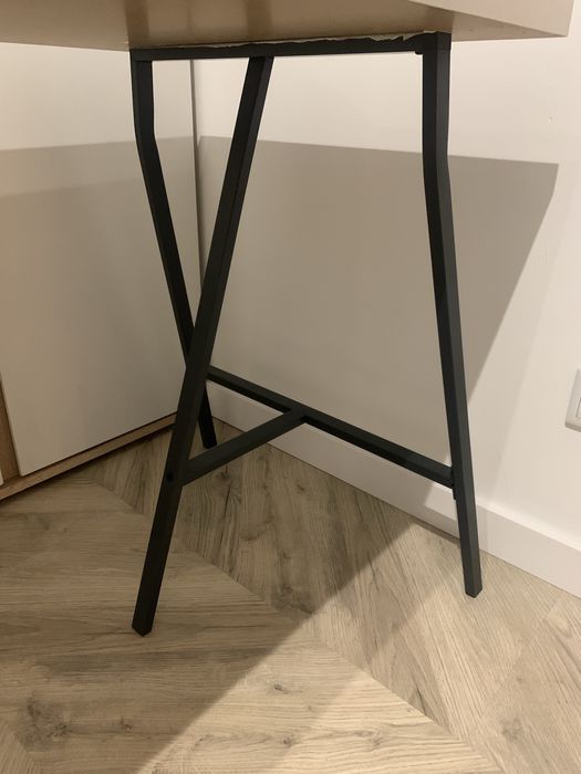 Biurko Ikea 120x60 biały/szary