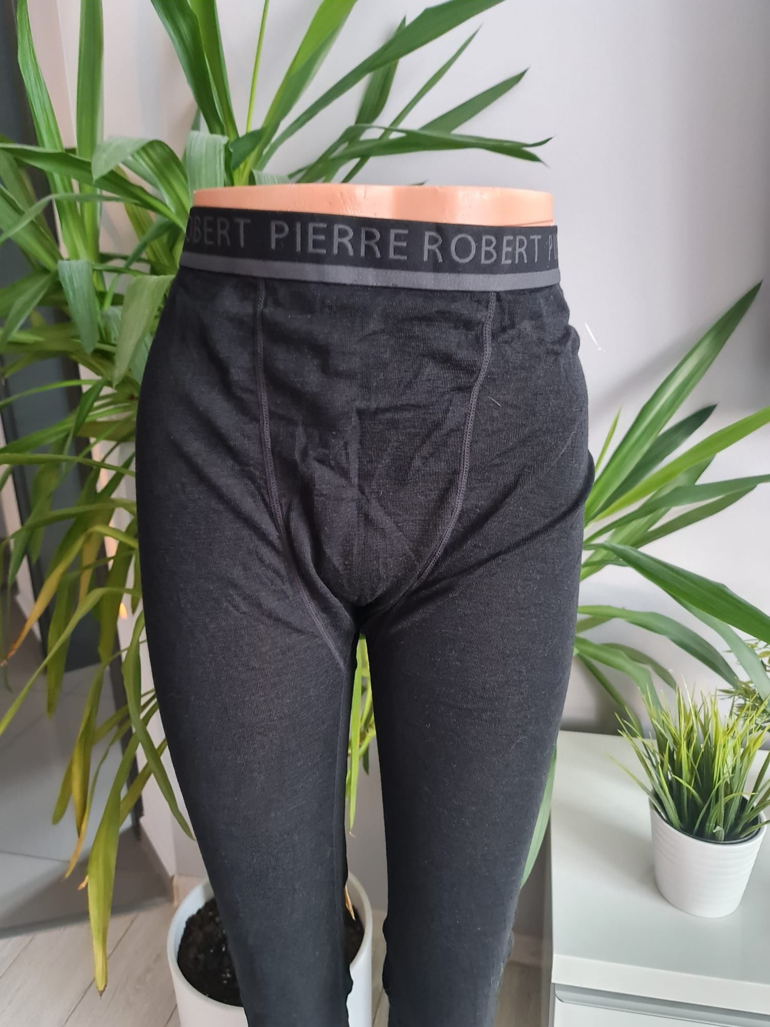 Pierre Robert 70% wełna Merino getry legginsy termoaktywne 2XL