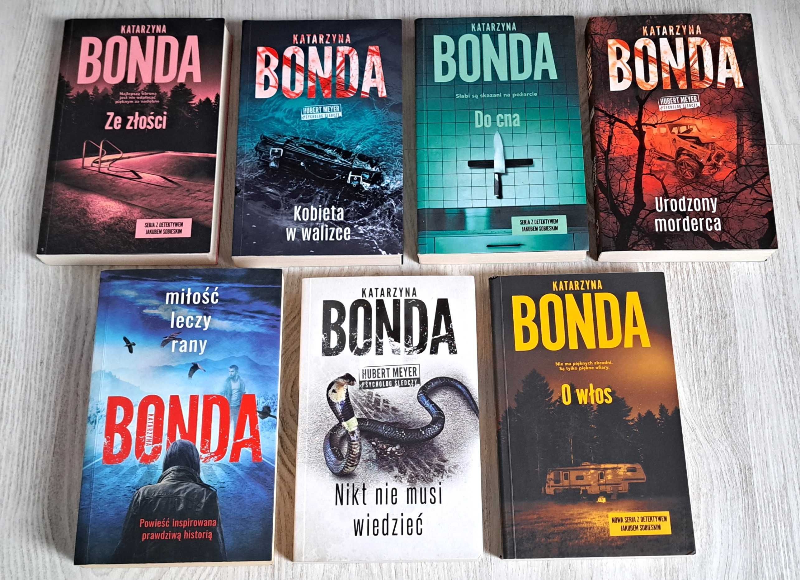 Bonda Kobieta w walizce Do cna O włos Ze złości Nikt nie musi wiedzieć