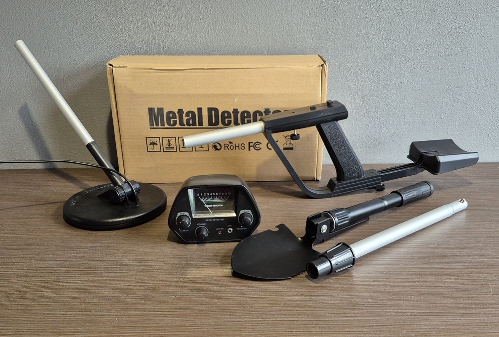Wykrywacz metali Detektor + słuchawki Jak nowy!