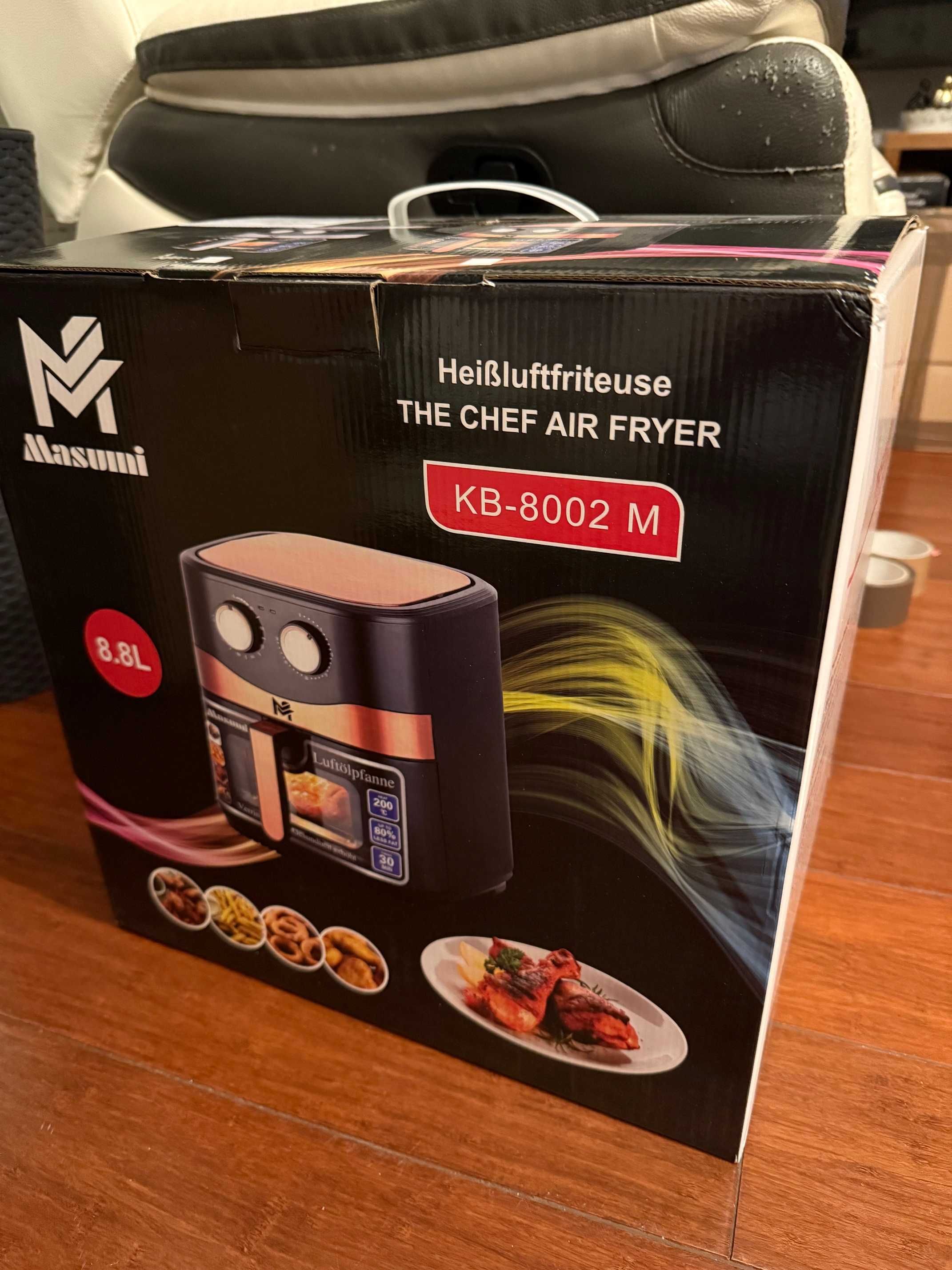Air fryer Masumi KB-8002M 1600W 8L duża pojemność NOWY