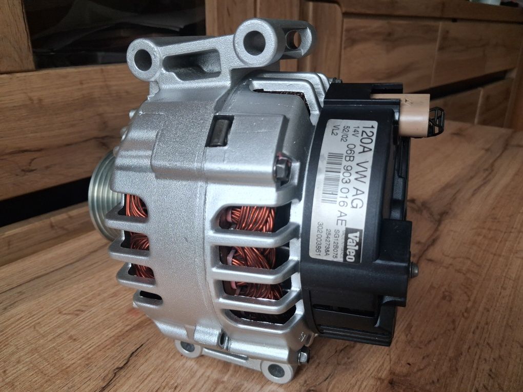 Alternator Valeo 120A Audi A4 B6  1.6 1.8T 2.0 Alt i FSI  B7